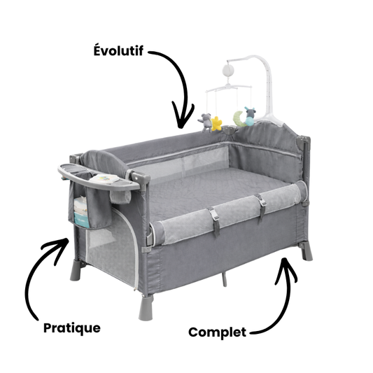 Lit Bébé Évolutif 4 en 1
