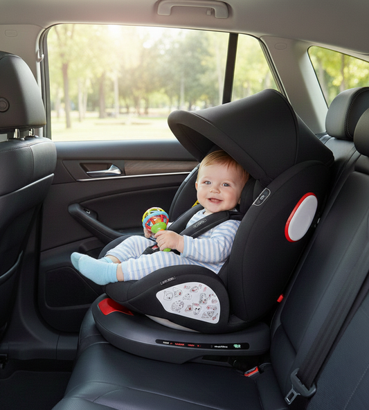 Siège Auto Bébé Premium avec Canopy – Sécurité ISOFIX & Jambe de Force