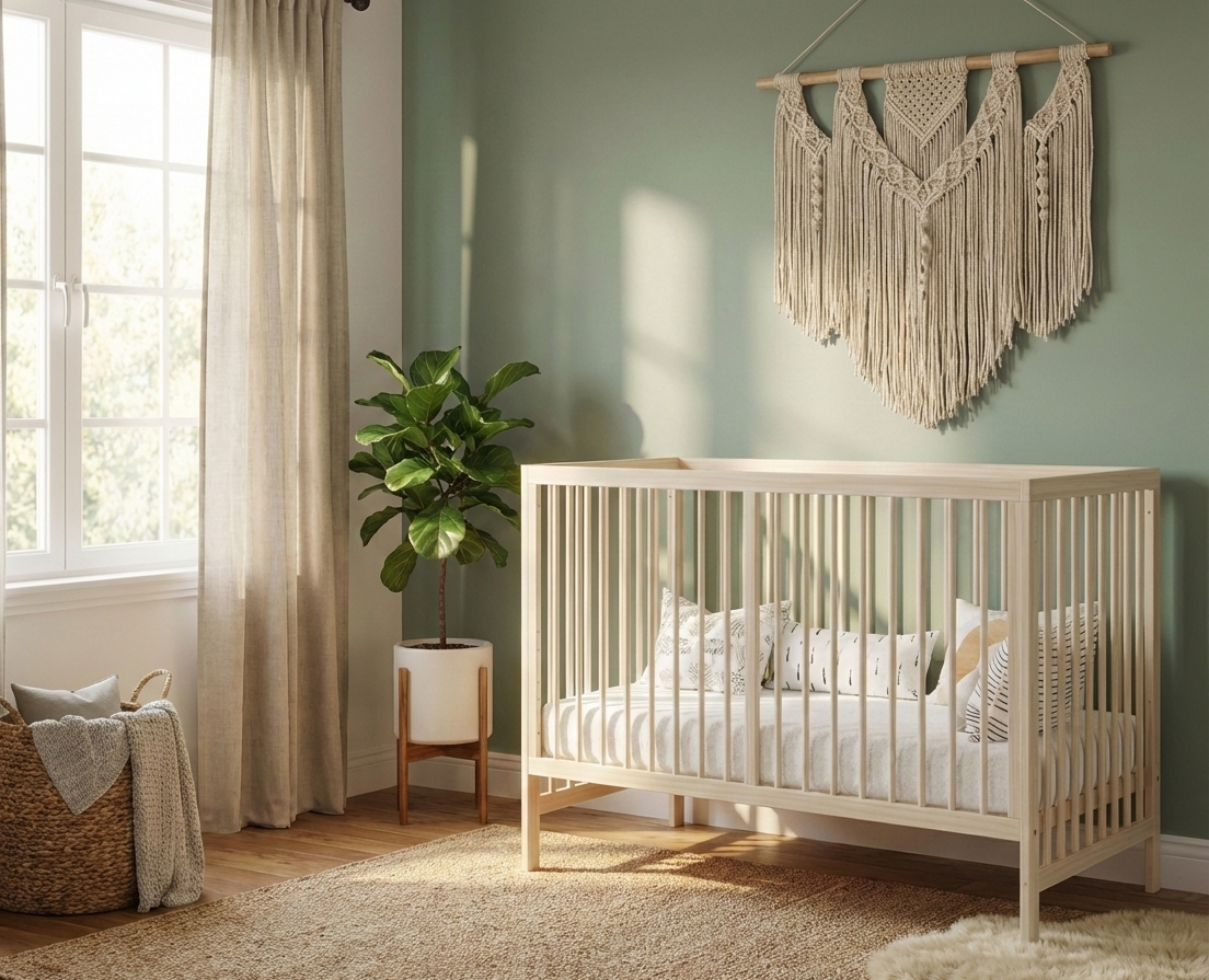 Lit Bébé Évolutif 4 en 1 en Épicéa Massif – Cododo, Bureau & Tableau – Design Scandinave