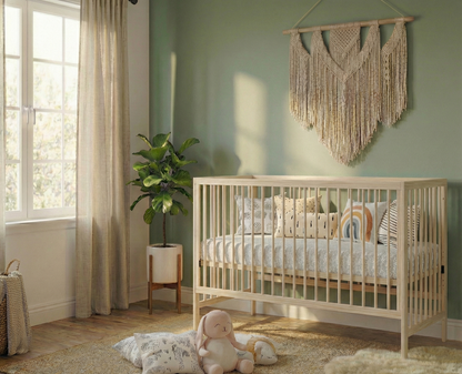 Lit Bébé Évolutif 4 en 1 en Épicéa Massif – Cododo, Bureau & Tableau – Design Scandinave