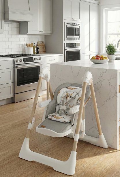 Chaise Haute & Balancelle 2 en 1 – Édition Prestige