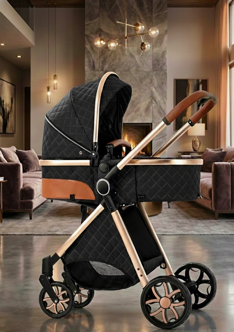 L'Ultime Poussette 3 en 1 : Système de Voyage Compact & Design