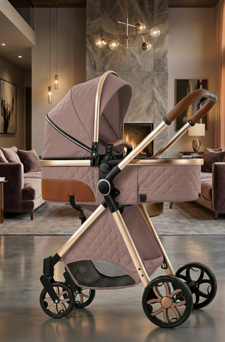L'Ultime Poussette 3 en 1 : Système de Voyage Compact & Design