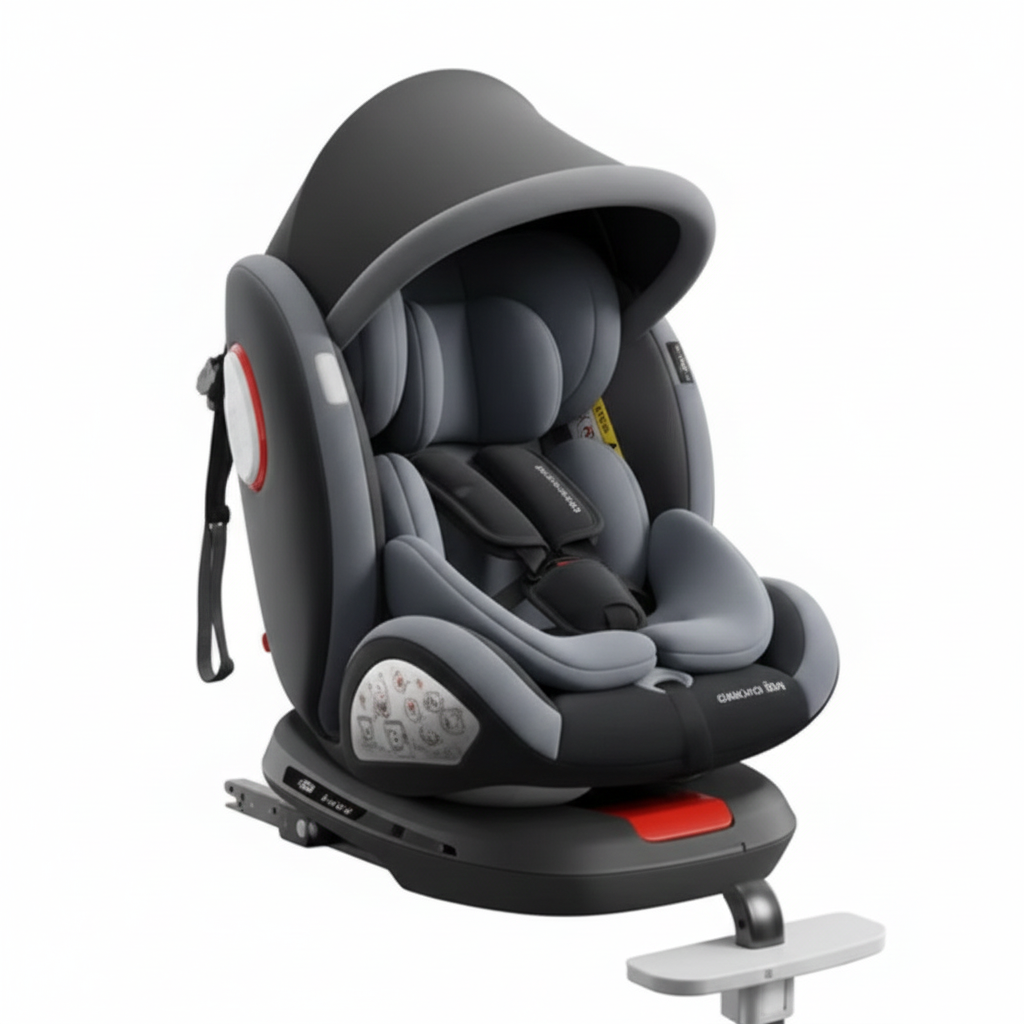 Siège Auto Bébé Premium avec Canopy – Sécurité ISOFIX & Jambe de Force